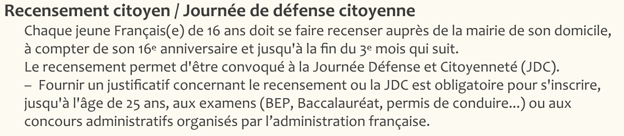 Recensement citoyen / Journée de