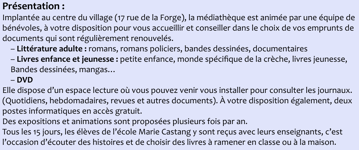 Présentation :