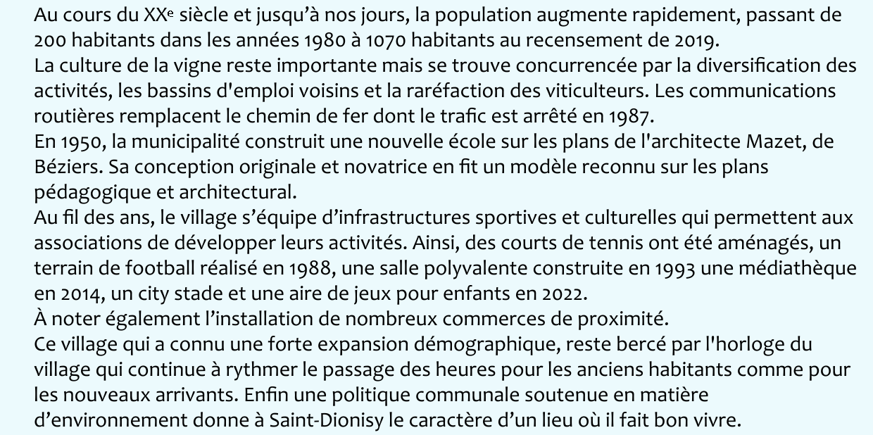 Au cours du XXe siècle