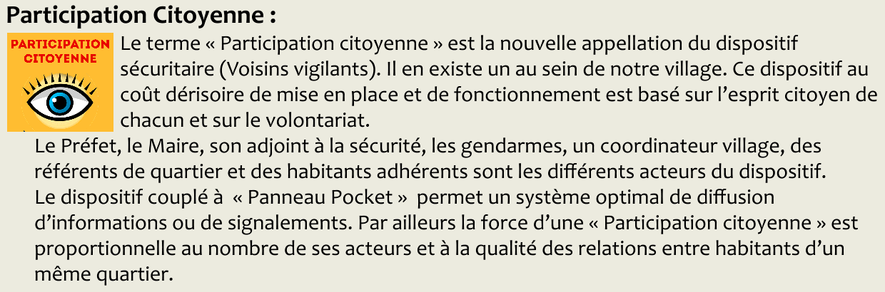 Participation Citoyenne :