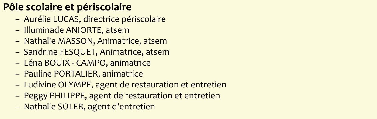 Pôle scolaire et périscolaire 