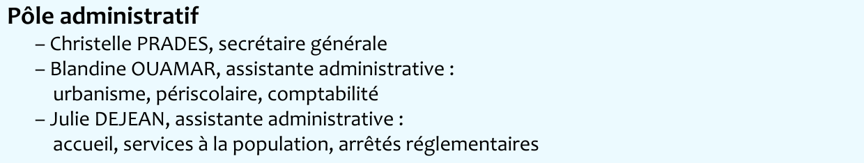 Pôle administratif